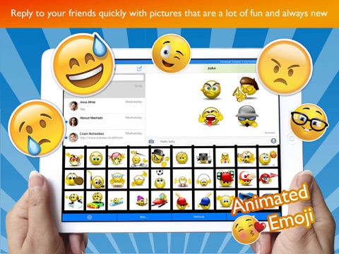 animierte emoji-tastatur pro ipad bildschirmfoto 1