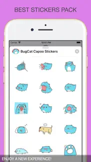 bugcat capoo stickers iphone images 4