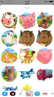 jolly days farm - sticker pack iphone images 1