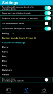battery life alarm pro iphone capturas de pantalla 2