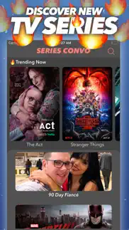 series convo: tv show chatroom iPhone Captures Décran 1