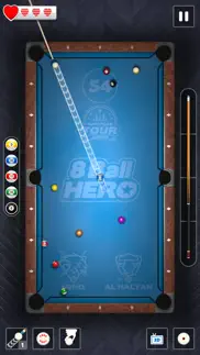 8 ball hero - juego de billar iphone capturas de pantalla 2