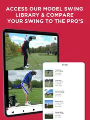 v1 golf: golf swing analyzer ipad images 3
