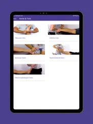 the manual therapy app iPad Captures Décran 2