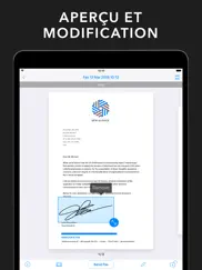 fax app: envoyer un fax iPad Captures Décran 4