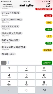 math agility iPhone Captures Décran 2