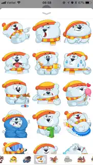 kitty bear emoji funny sticker iphone images 3