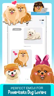 pomeranian dog emoji stickers iphone images 1