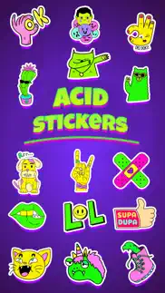 acid stickers: trippy fun iphone images 1
