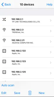 network ping iphone capturas de pantalla 2