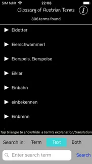 glossary of austrian terms iphone capturas de pantalla 4