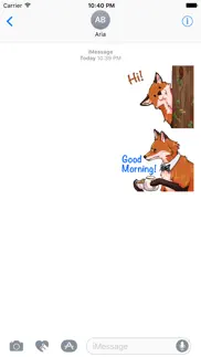 red fox foxmoji stickers iphone images 1