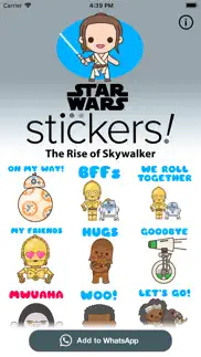 the rise of skywalker stickers iphone bildschirmfoto 1