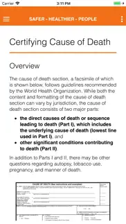 cause of death reference guide iphone images 3