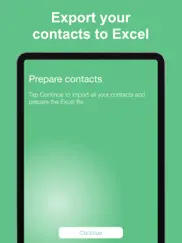 export contacts to excel ipad images 1