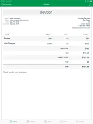 invoice app for small business ipad images 3