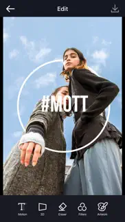 mott - moving text on photos айфон картинки 2