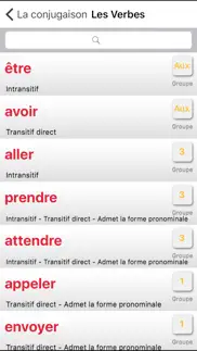 conjugacion verbos en frances iphone capturas de pantalla 2