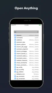 tableplus - database client iphone capturas de pantalla 3