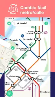 boston t - mapa de metro mbta iphone capturas de pantalla 2