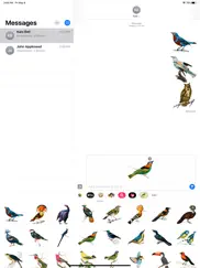 vintage bird stickers ipad images 3