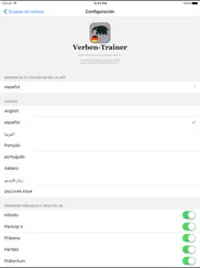 verben - trainer pro ipad capturas de pantalla 2