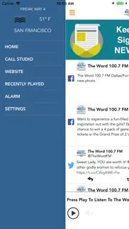 the word 100.7fm iphone images 2