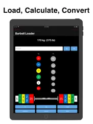 barbell loader and calculator iPad Captures Décran 1