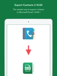 contacts to xlsx - excel sheet ipad images 1
