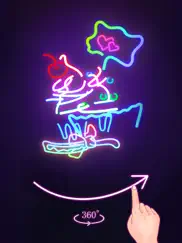 neon glow - 3d color puzzle ipad resimleri 4