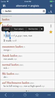 ultralingua allemand-anglais iPhone Captures Décran 1