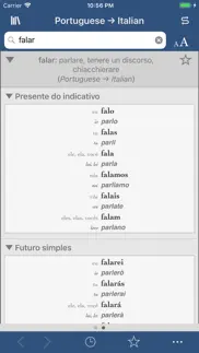 ultralingua italian-portuguese iphone resimleri 2