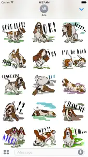 basset hound dog emoji sticker iphone images 2