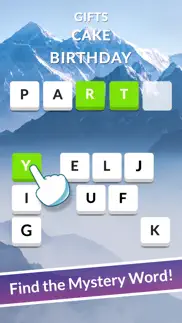 mystery word puzzle iPhone Captures Décran 1