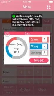 genki conjugation cards iphone capturas de pantalla 4