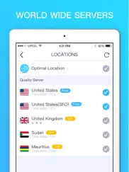 vpn for iphone - unlimited vpn ipad images 3