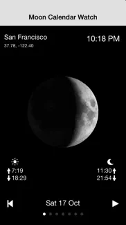 moon calendar watch iphone capturas de pantalla 1