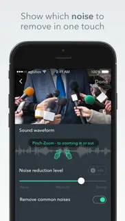 denoise - audio noise removal iPhone Captures Décran 1