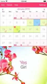 fertility and period tracker iphone images 1