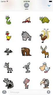 funny animal stickers iphone images 3