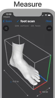 foot scan 3d iPhone Captures Décran 2