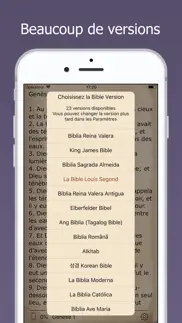 la bible louis segond version iPhone Captures Décran 2