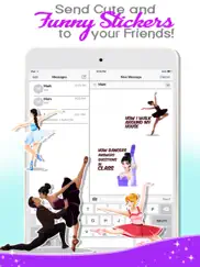 ballet dancing emoji stickers ipad images 4
