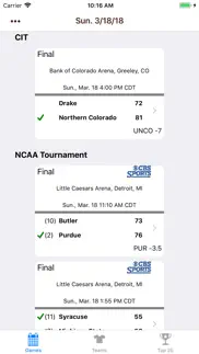 college hoops scores, schedule iphone images 1