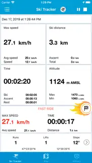 exa ski tracker premium gold iPhone Captures Décran 3