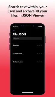 json viewer - json file reader iPhone Captures Décran 3