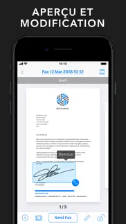 fax app: envoyer un fax iPhone Captures Décran 4