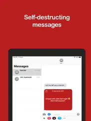 self-destructing messages ipad images 1