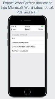 wpd reader - for wordperfect iphone resimleri 3