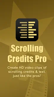 scrolling credits pro iPhone Captures Décran 1
